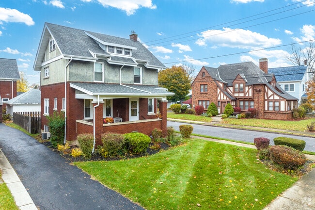 Locals often sit out on their front porches in North End to relax.
