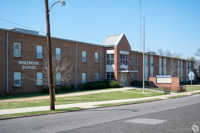 Front entry shot for Inglenook School