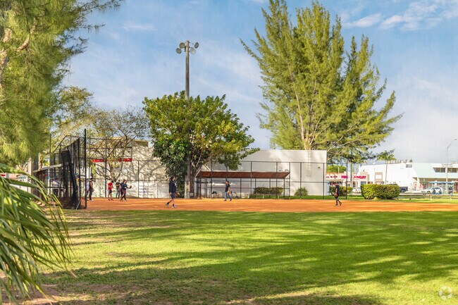 Tropical Park near Westchester, FL, has significant space to practice ball.