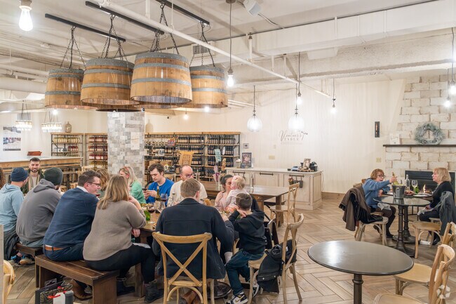 Vintner's Table is a popular winery and eatery located underneath residential apartments in Phoenixville.