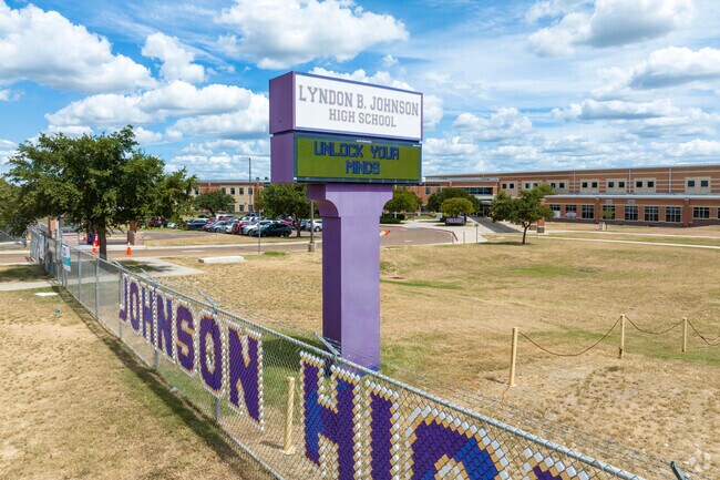 Lyndon B. Johnson High School hosts grades 9th to 12th in south Laredo, Tx area.
