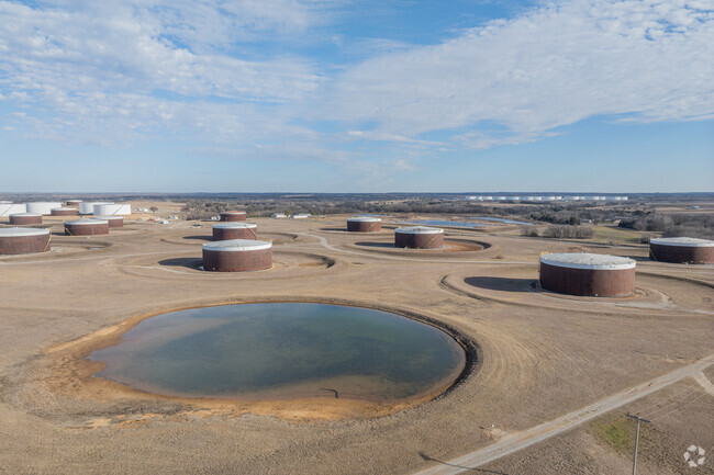 Cushing in central Oklahoma, home to 8,000 people, is vital to the global crude oil industry.
