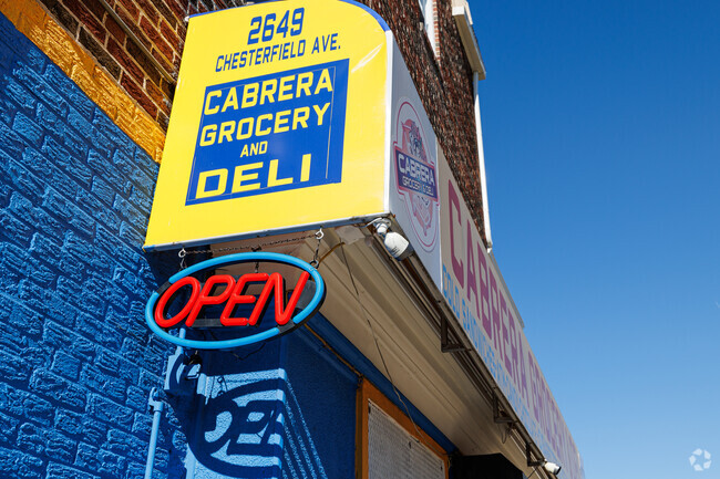 Cabrera Grocery and Deli carries snacks, drinks, dry goods, some produce and has a deli.