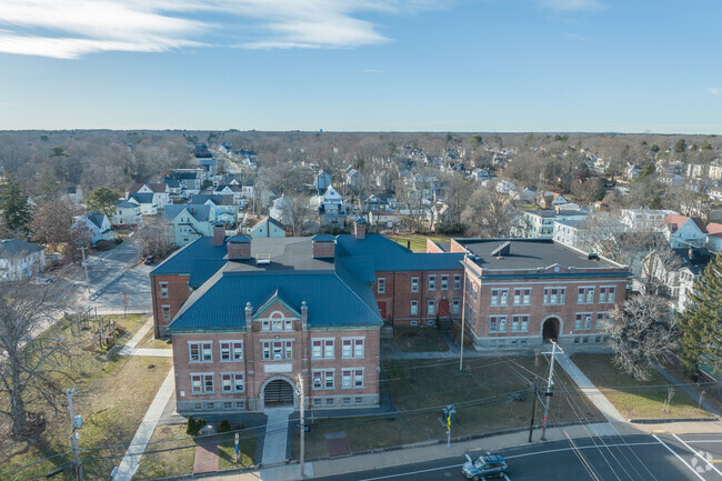 Huntington Elementary School in Brockton serves grades K-5.