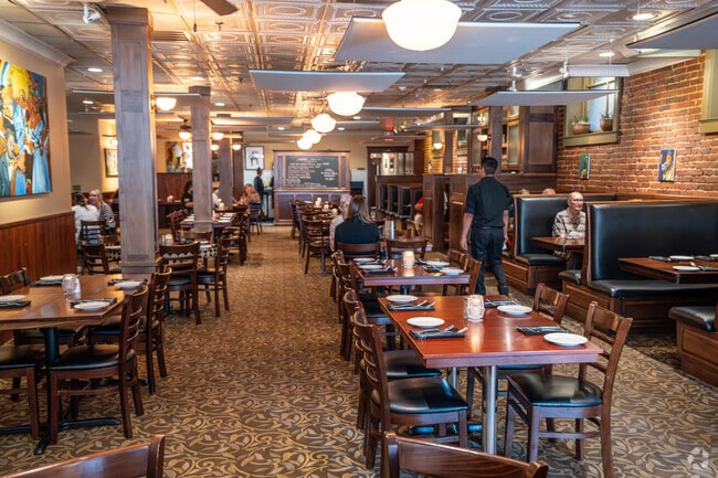 The Uptown Cafe near Barclay Gardens is in an attractive, historic building.