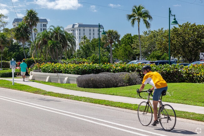 Many Coquina Sands residents cycle on quiet streets around the neighborhood.