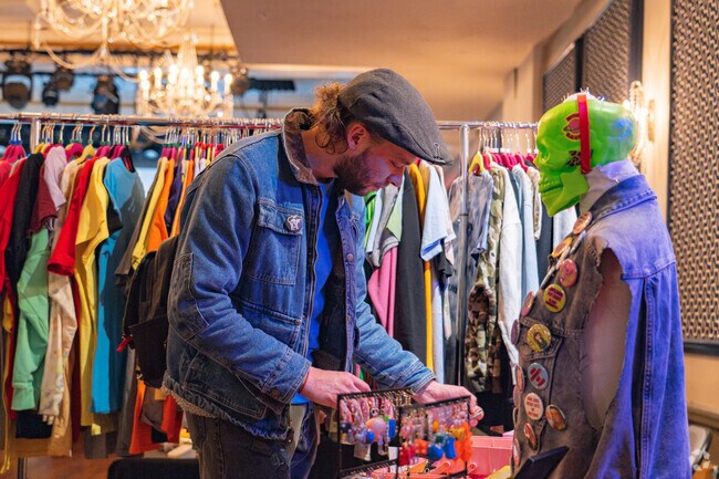One-of-a-kind items are a big hit with locals at Small Mart at the Crystal Ball.