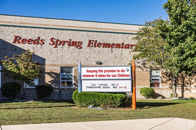Reeds Spring Elementary has an average enrollment of around 350 students.