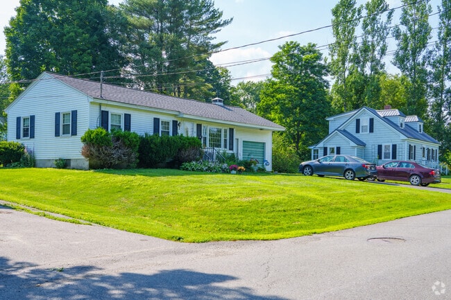 Ranch and Cape Cod-style homes are fairly popular within the Corinna area.