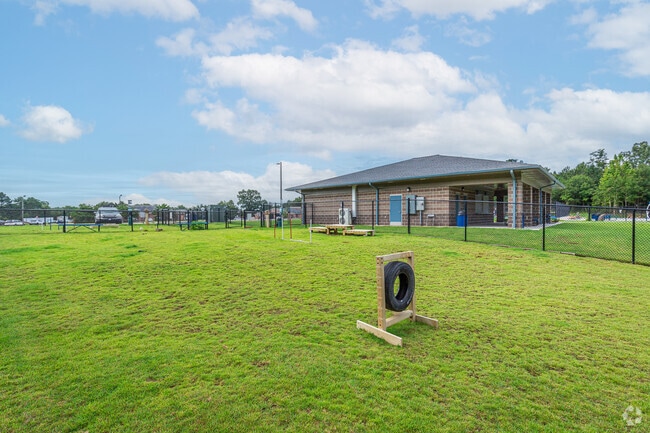 Let your dog off the leash at the local dog park in Loganville.