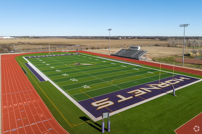 Valley Center Middle School has a large football field.