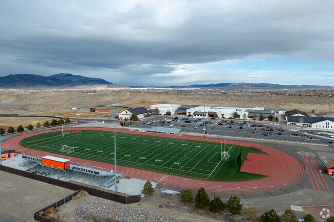 The football field at Fernley Highschool
