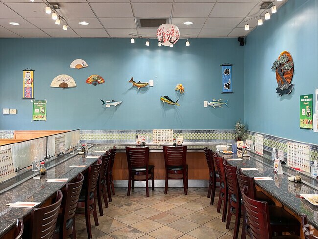 Fill up on sushi at Open Rice Sushi and Chinese on S State St just north of Hallinan.