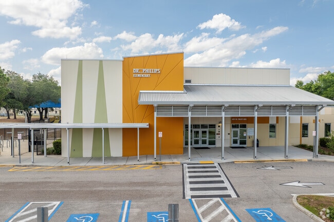 Dr. Phillips Elementary welcomes students to the Flying Eagle family.