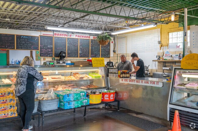 Youngstown residents shop at Roscoe's Poultry in the Steelton neighborhood.