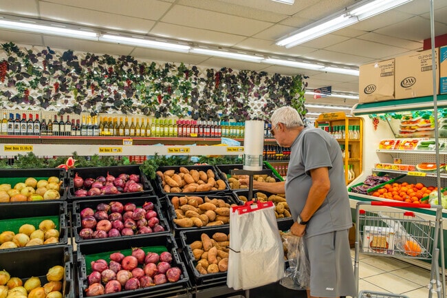 Kings Point market offers local residents fresh produce and daily essentials.