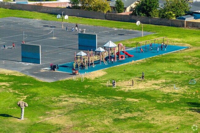 Your kids will never want to leave the playground at Morgan Elementary School.