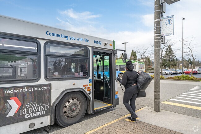 Fircrest has access to the Pierce Transit bus system.