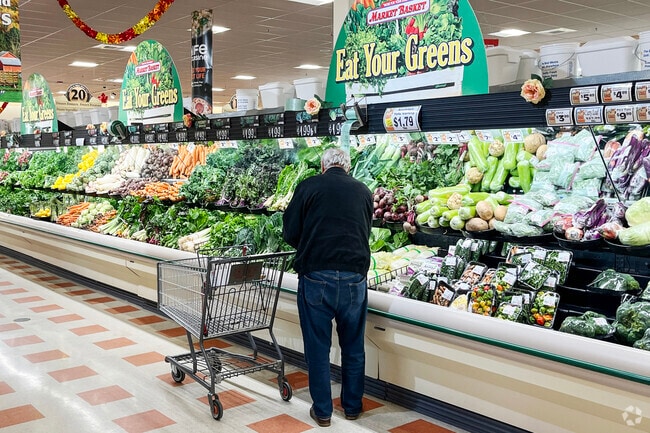 Killingly St residents can find farm fresh produce at the Market Basket grocer.