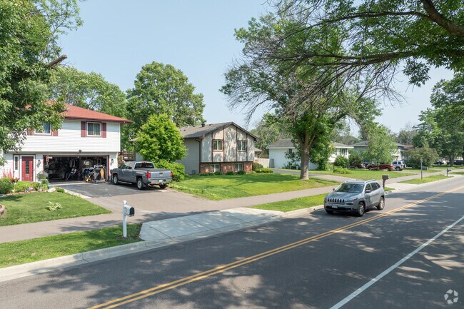 Homes in Sunny Lane offer a quiet setting and great curb appeal.