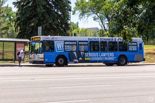 There are many public transportation options in the Hampden neighborhood.