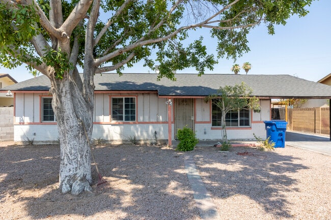 Simple, yet clean landscaping keeps up the looks of the homes in West Central Mesa.