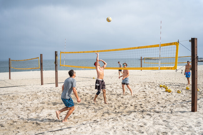 Play volleyball and bask in the sun at Riverside’s Ocean Beach, CT.