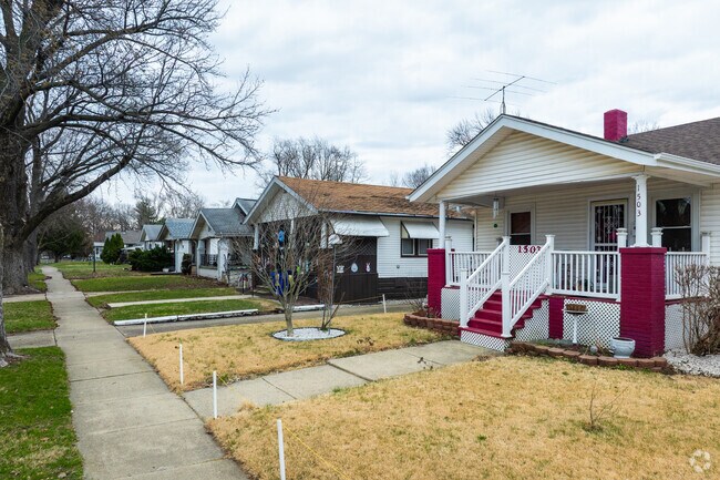 Bungalows are a common sight in Fans Field.