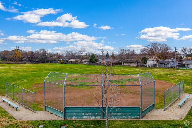 Children of all ages love to practice baseball at Greenhills Elementary School.