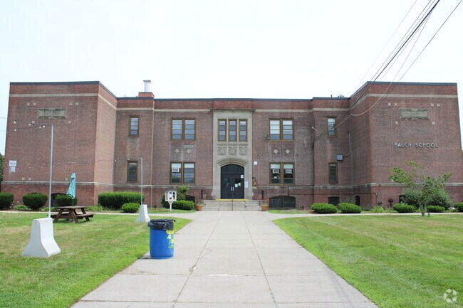 The Balch Elementary School was constructed in 1867 and named after Reverend Thomas Balch.
