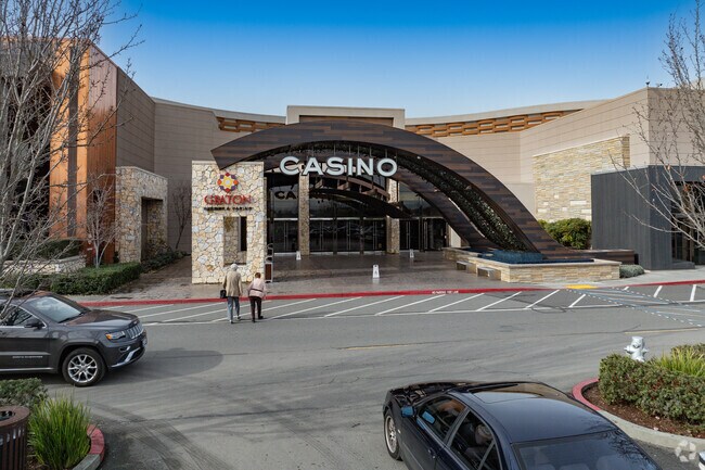 Graton Casino visitor rush in for the potential winnings in Rohnert Park.