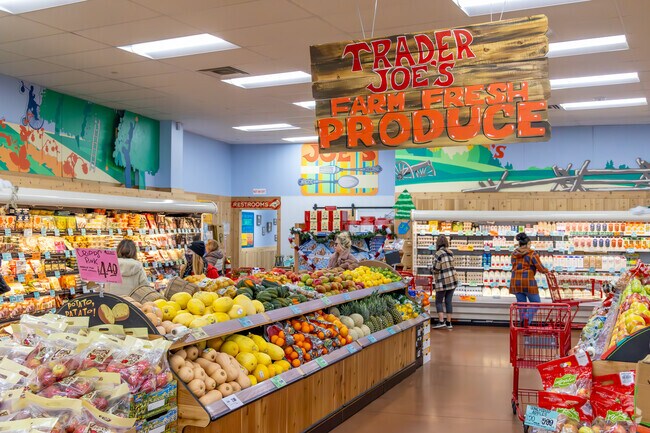 Locals have the option to shop for groceries at Trader Joe's in East Freehold.