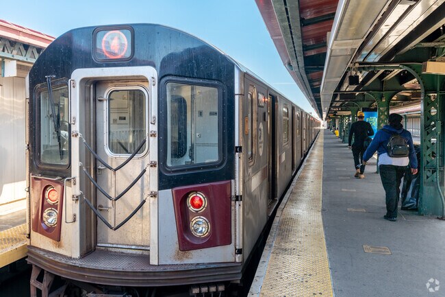 New York City commuters board the 4 train in Norwood, with convenient express service.