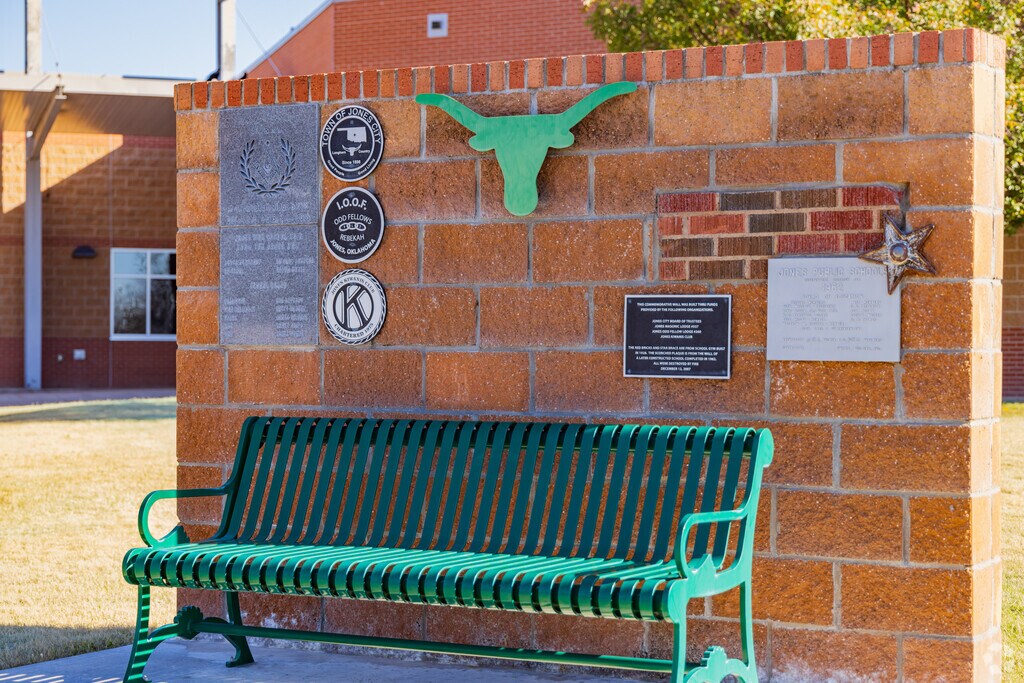 Here is the sign of Jones High School