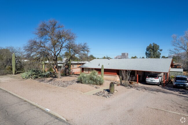 A row of homes sits on a quiet street in Campbell Grant.