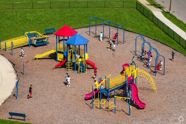 Students love to play on the playground at Bellevue Elementary School in Southside.