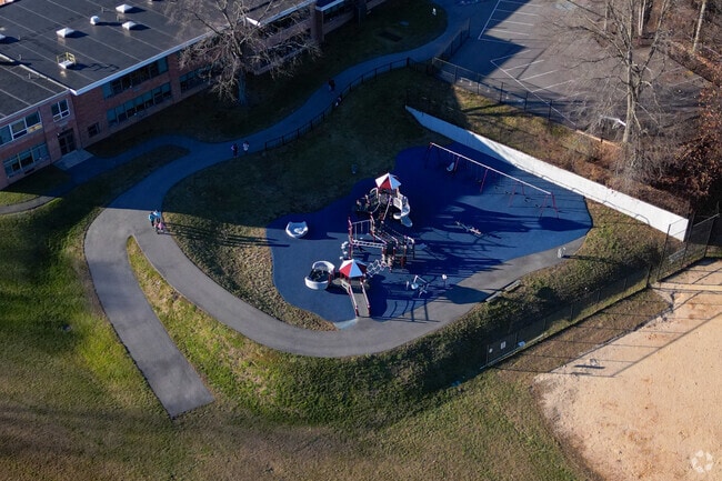Virginia Road Elementary School provides a safe and secure play area.