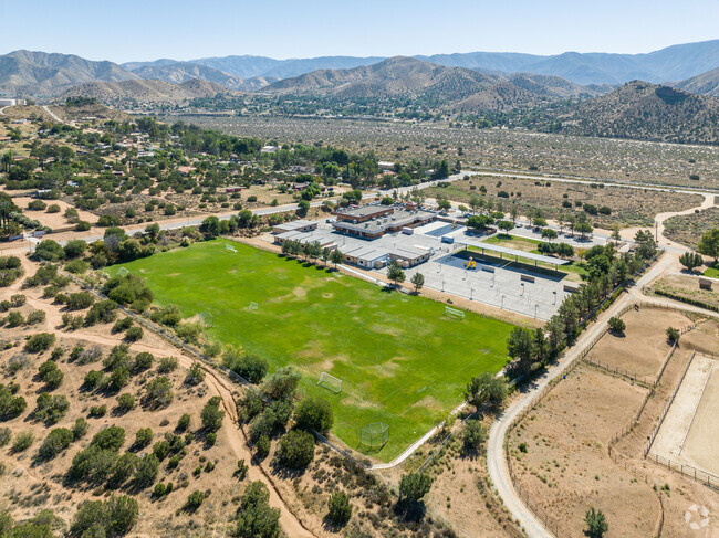 Meadowlark Elementary School is located in Acton, CA, surrounded by beautiful mountains.