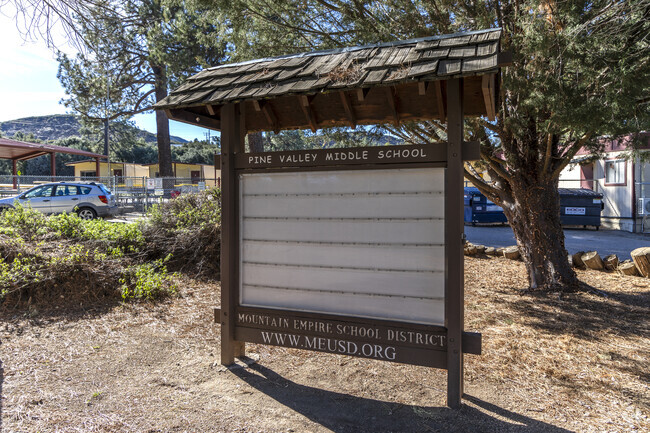 The Pine Valley Middle School in Pine Valley.