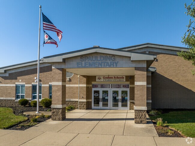 Goshen grade school aged children attend Spaulding Elementary.