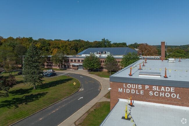 Slade Middle School provides a public education to students in New Britain.