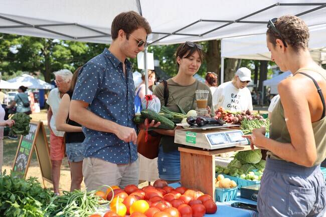 West Parish locals can find fresh produce at the Haverhill Farmers Market.