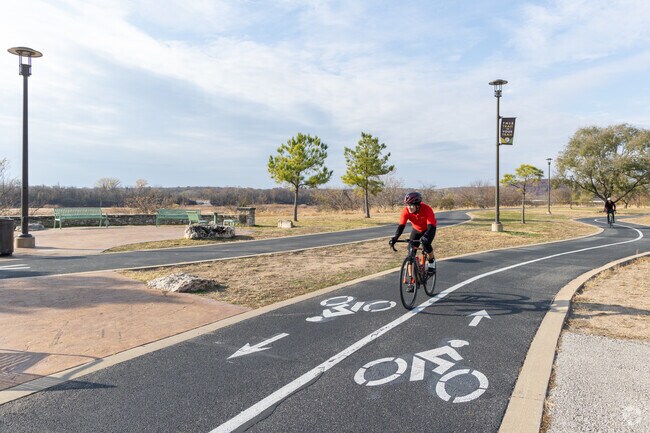 RiverParks Trails are accessible for cyclists, runners and walkers in Kensington.