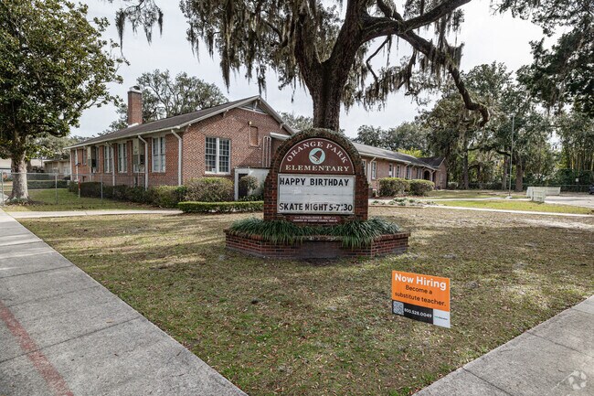 Orange Park Elementary School is an A rated school according to Niche.