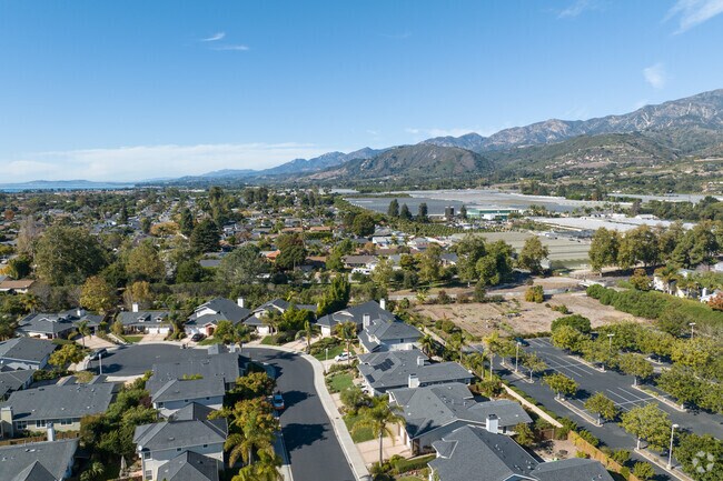 Aerial of Canalino Village.