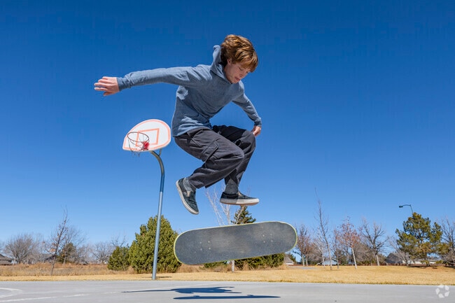 River Oaks Park in Hazeltine is a favorite for skating and outdoor play.