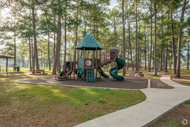 Children of all ages can enjoy the playground equipment located at Crosby Sports Complex.