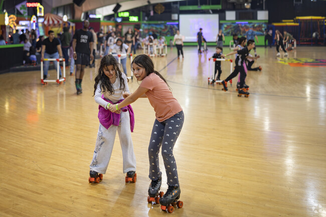 Sudley residents can take their family to Skate N Fun Zone for a fun filled night of roller skating.