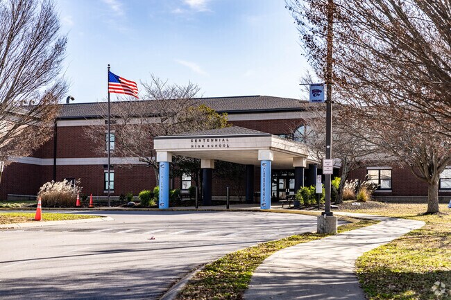 Students love the green spaces at Centennial High School