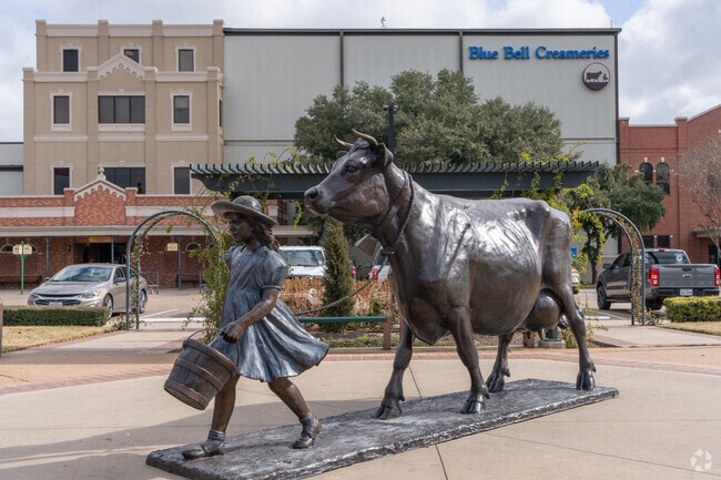 Brenham combines small-town charm with Blue Bell’s rich history.